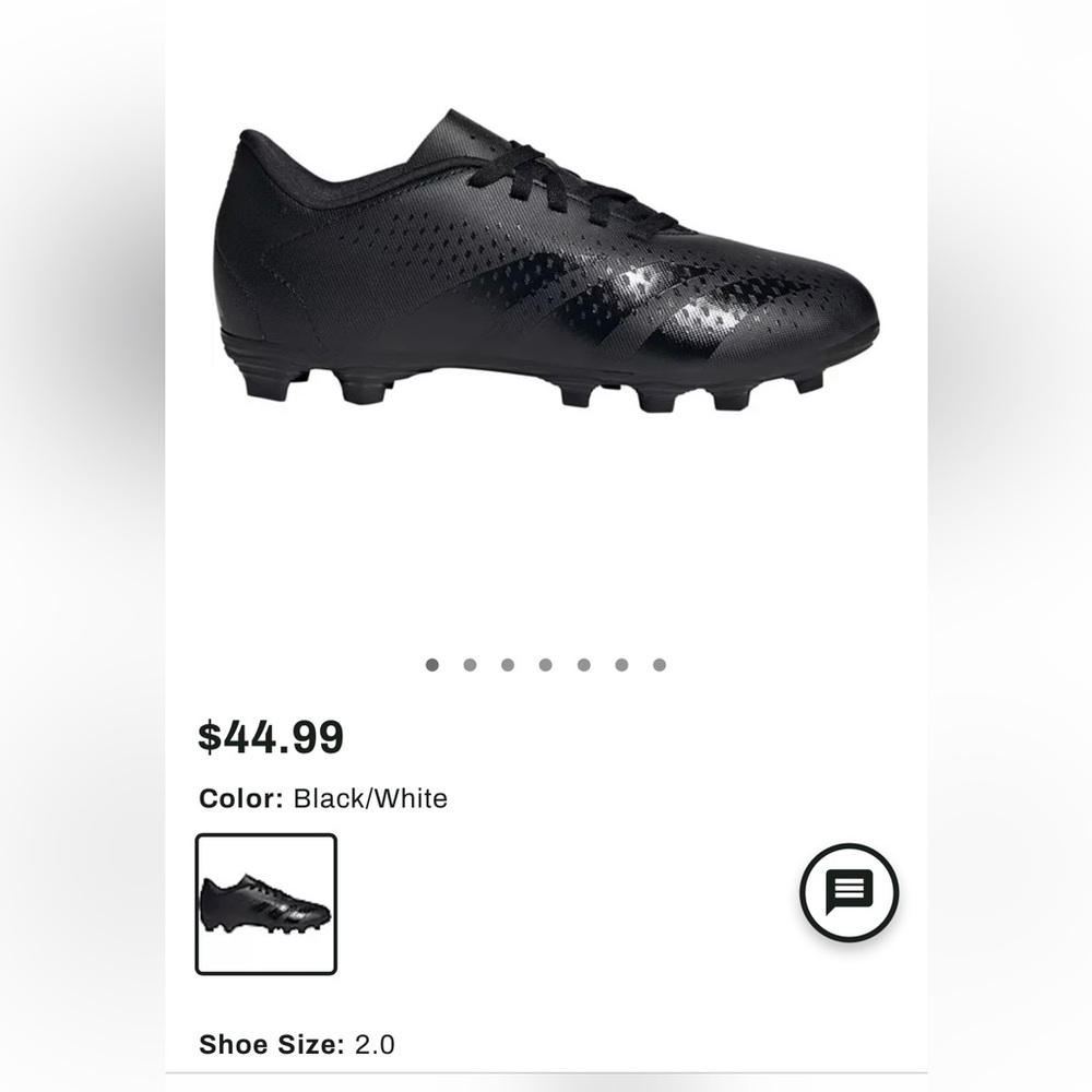 adidas Predator soccer size 2